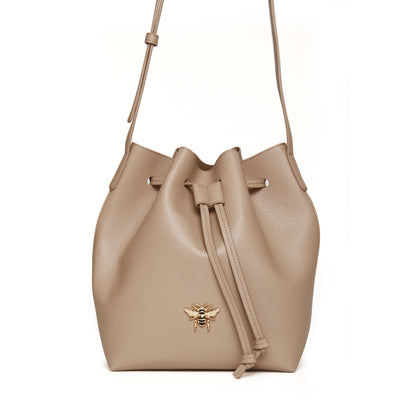 Bucket Crossbody Bag - Stone