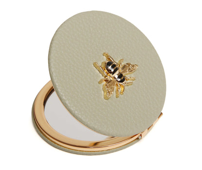 Round Mirror Compact - Pistachio