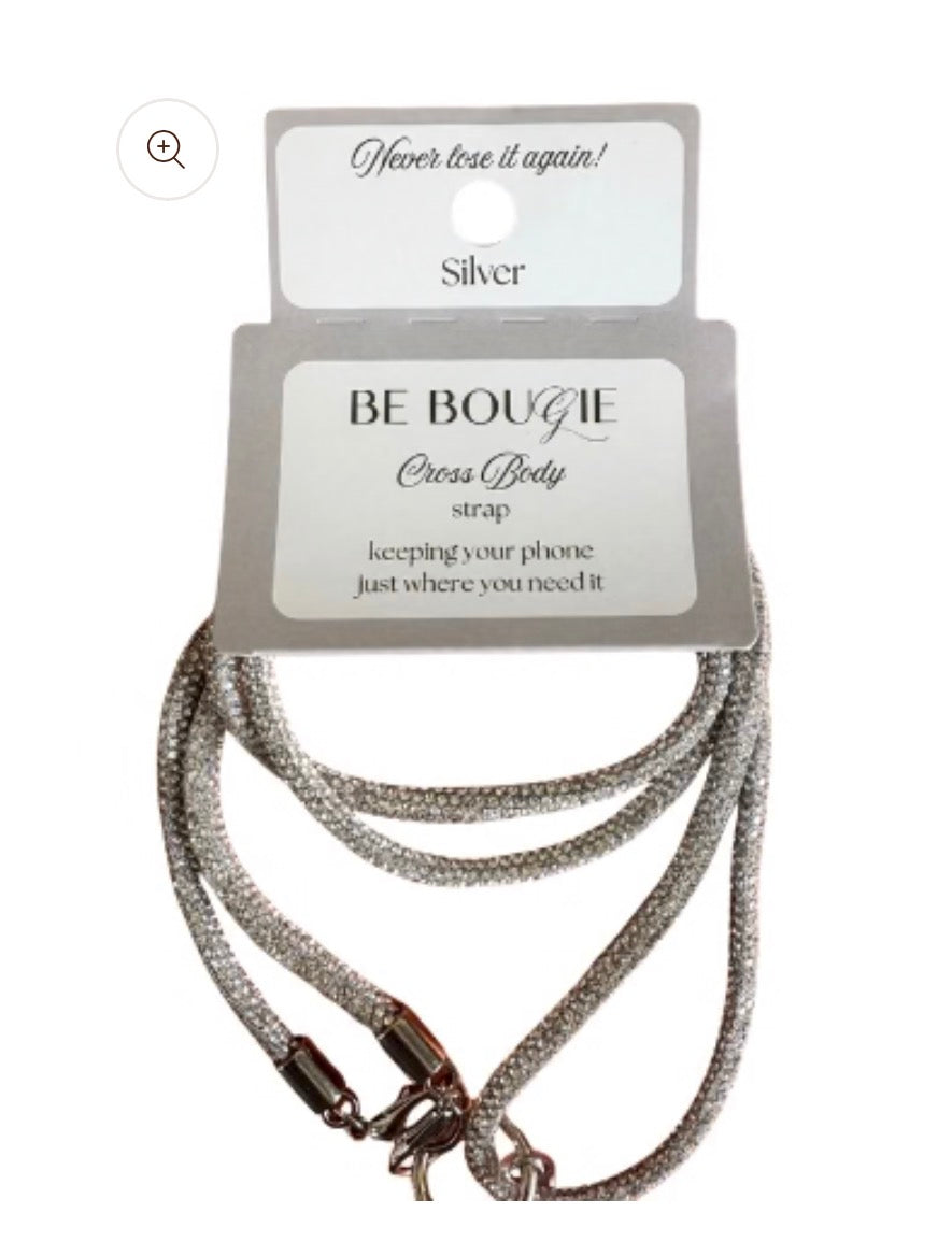 Crossbody Phone Strap - Silver