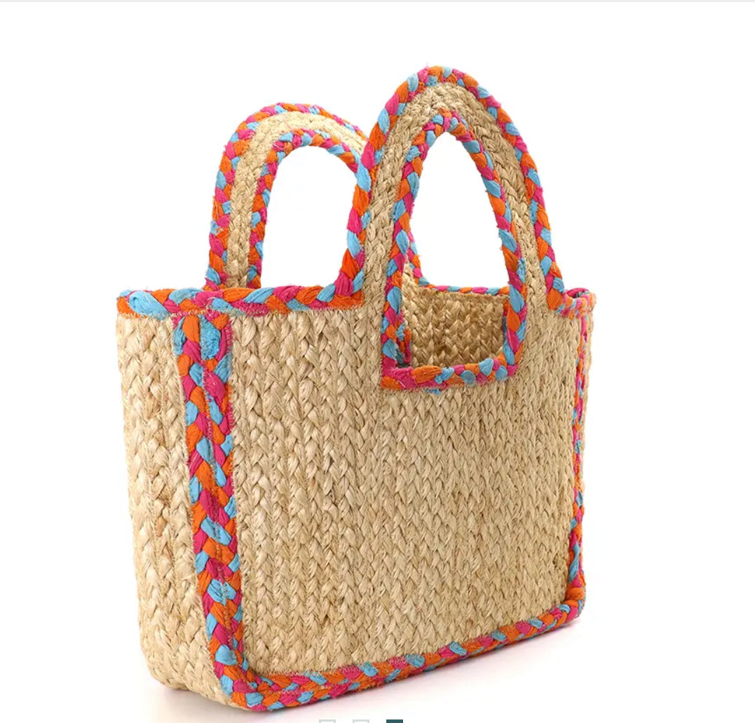 Plaited Edge Jute Shopper