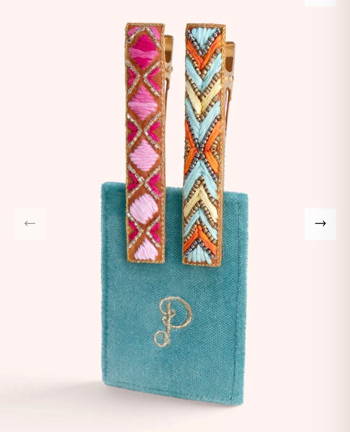 Jewelled Hair Clips - Deco Bars