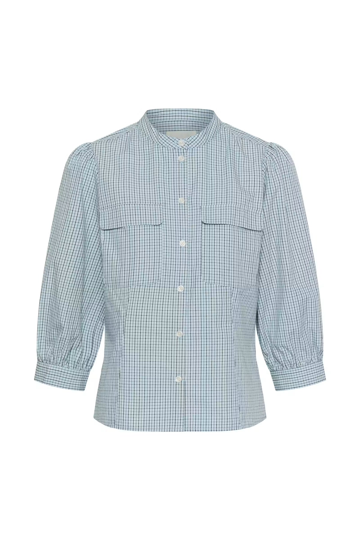 Chinette Shirt - Blue / Grey