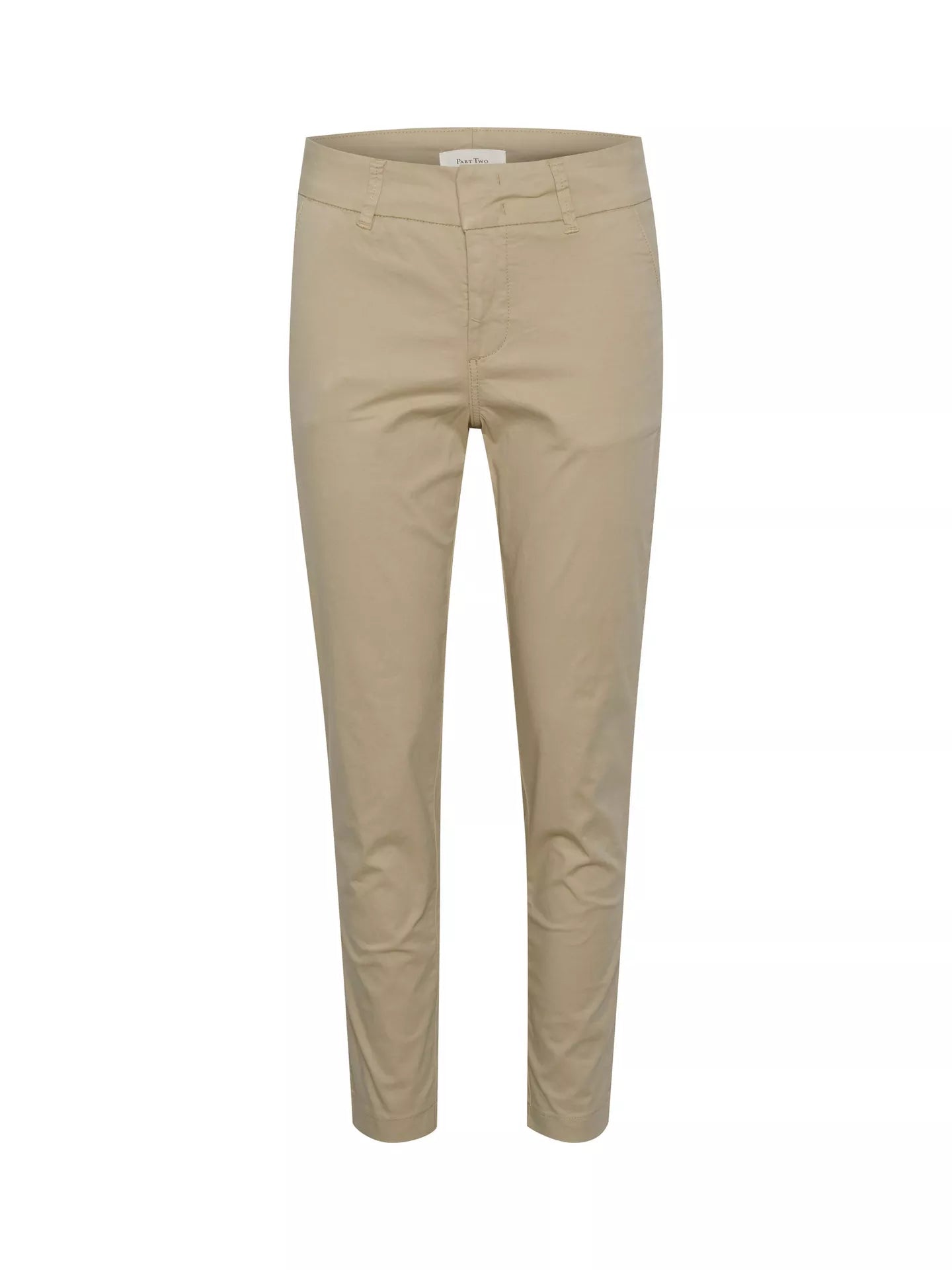 Soffys Cropped Trousers - White Pepper