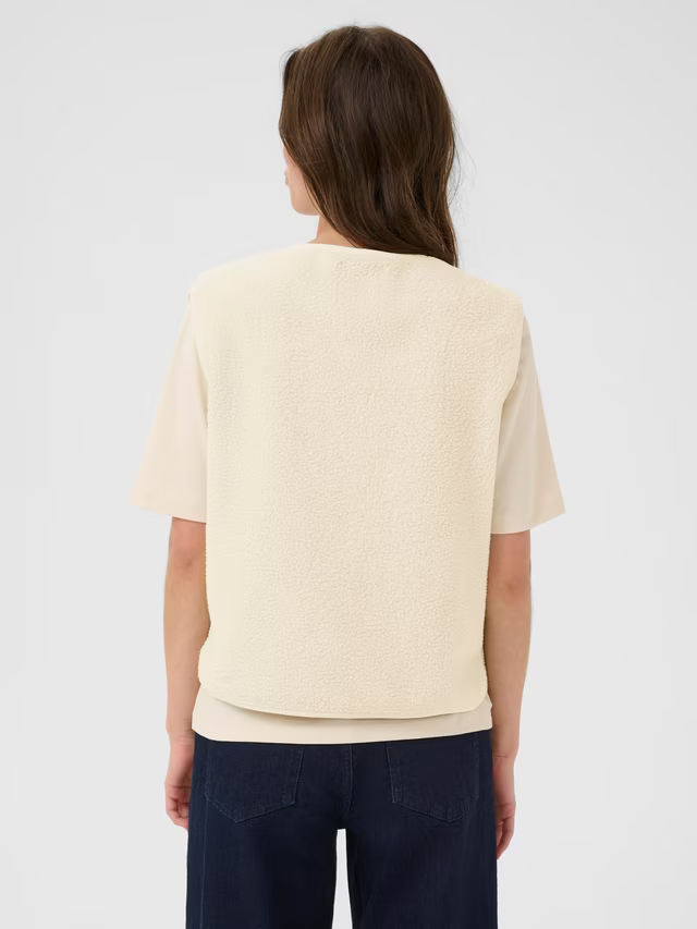Signy Boucle Waistcoat, Oatmeal