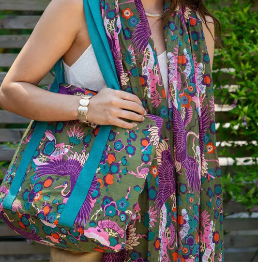 Beach Bag - Bird of Paradise
