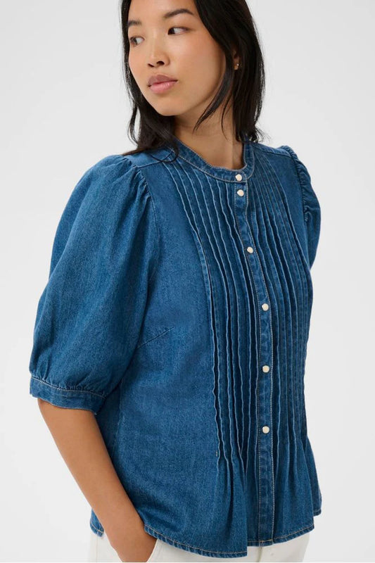 Alesia Shirt - Blue Denim