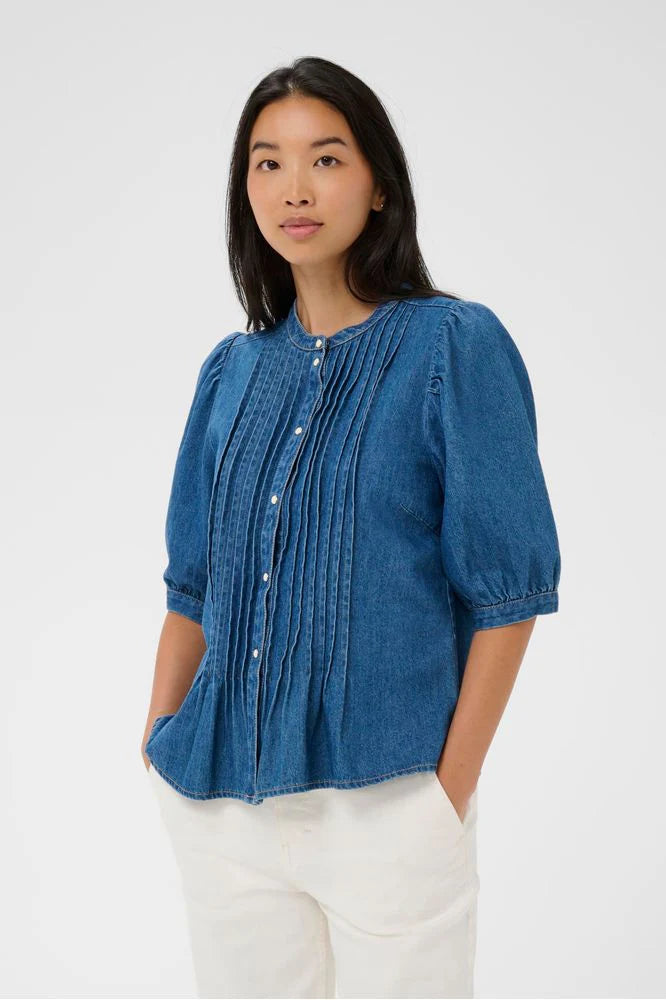 Alesia Shirt - Blue Denim