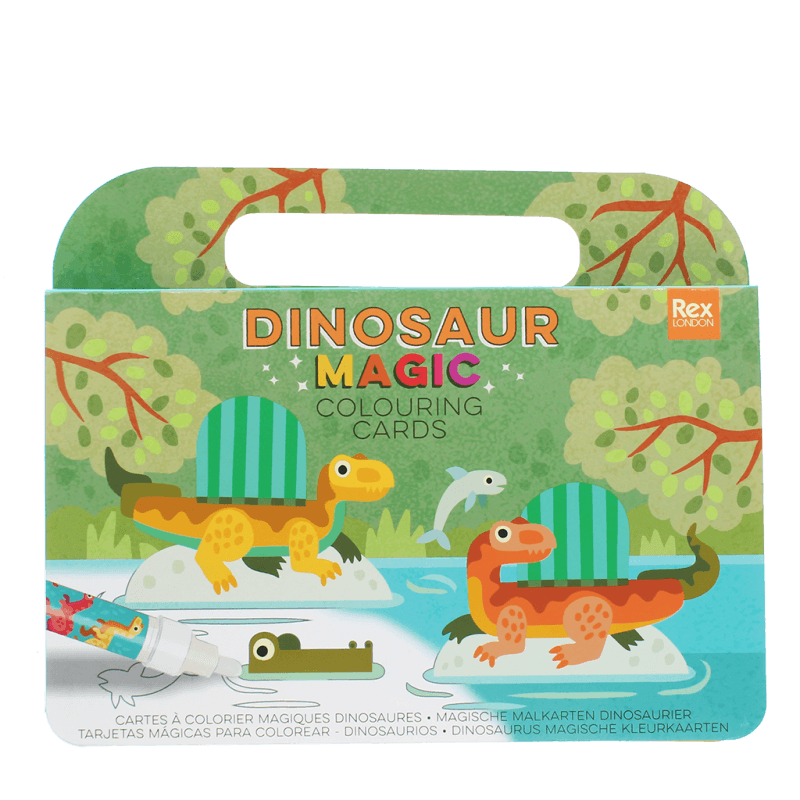 Magic Water Colouring Cards - Baby Dinos