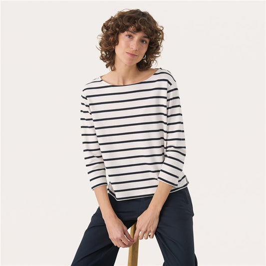 Nela T shirt - Navy Blue