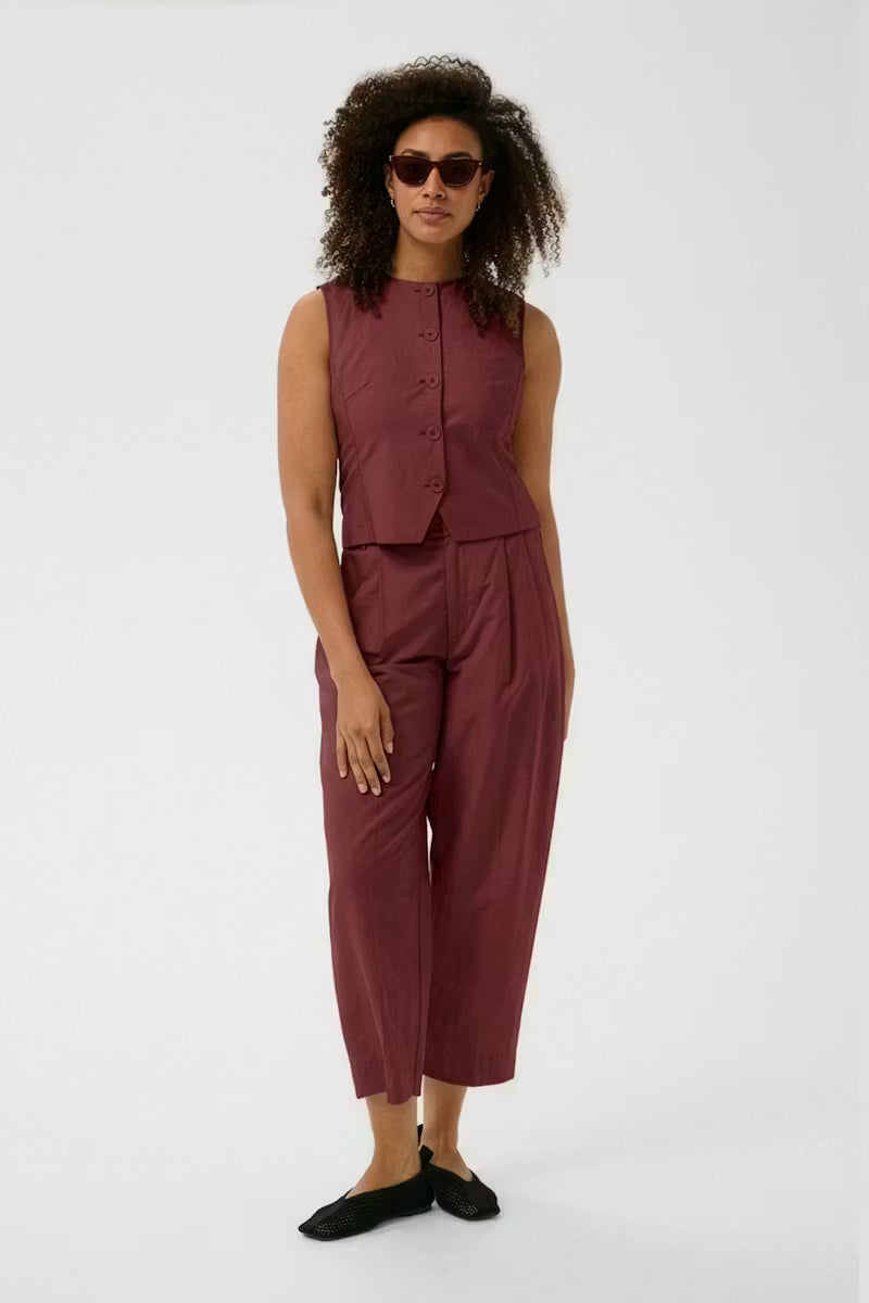 Beatriz Trousers - Burnt Russet
