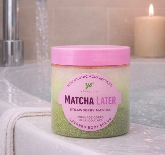 Layered Scrub - Strawberry Matcha