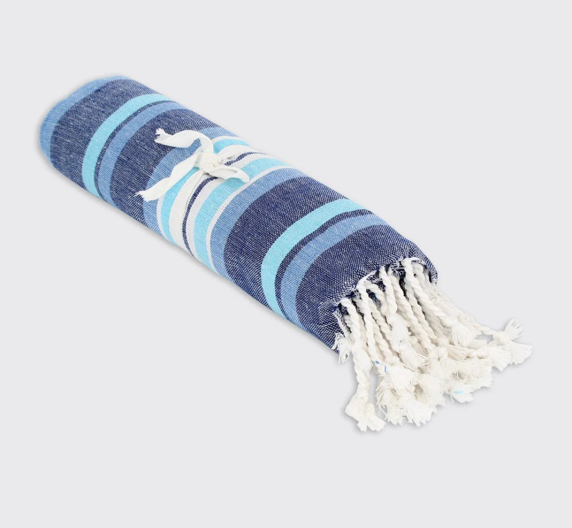 Hammam Towel  - Aqua Blue