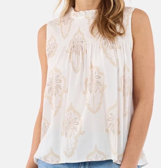 Print Sleeveless Top