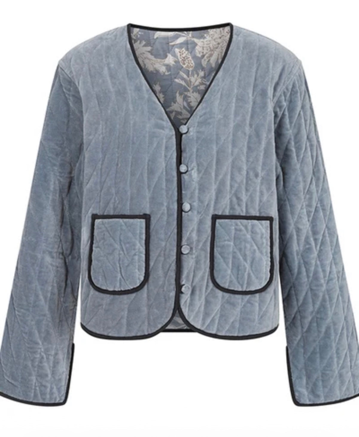 Velvet Reversible Jacket - Blue