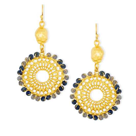 Cairo Navy Earrings