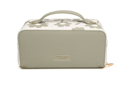 Floral Train Case - Pistachio