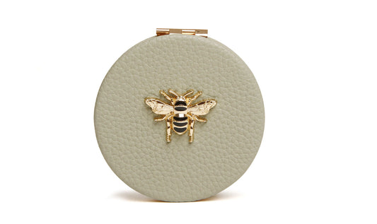 Round Mirror Compact - Pistachio