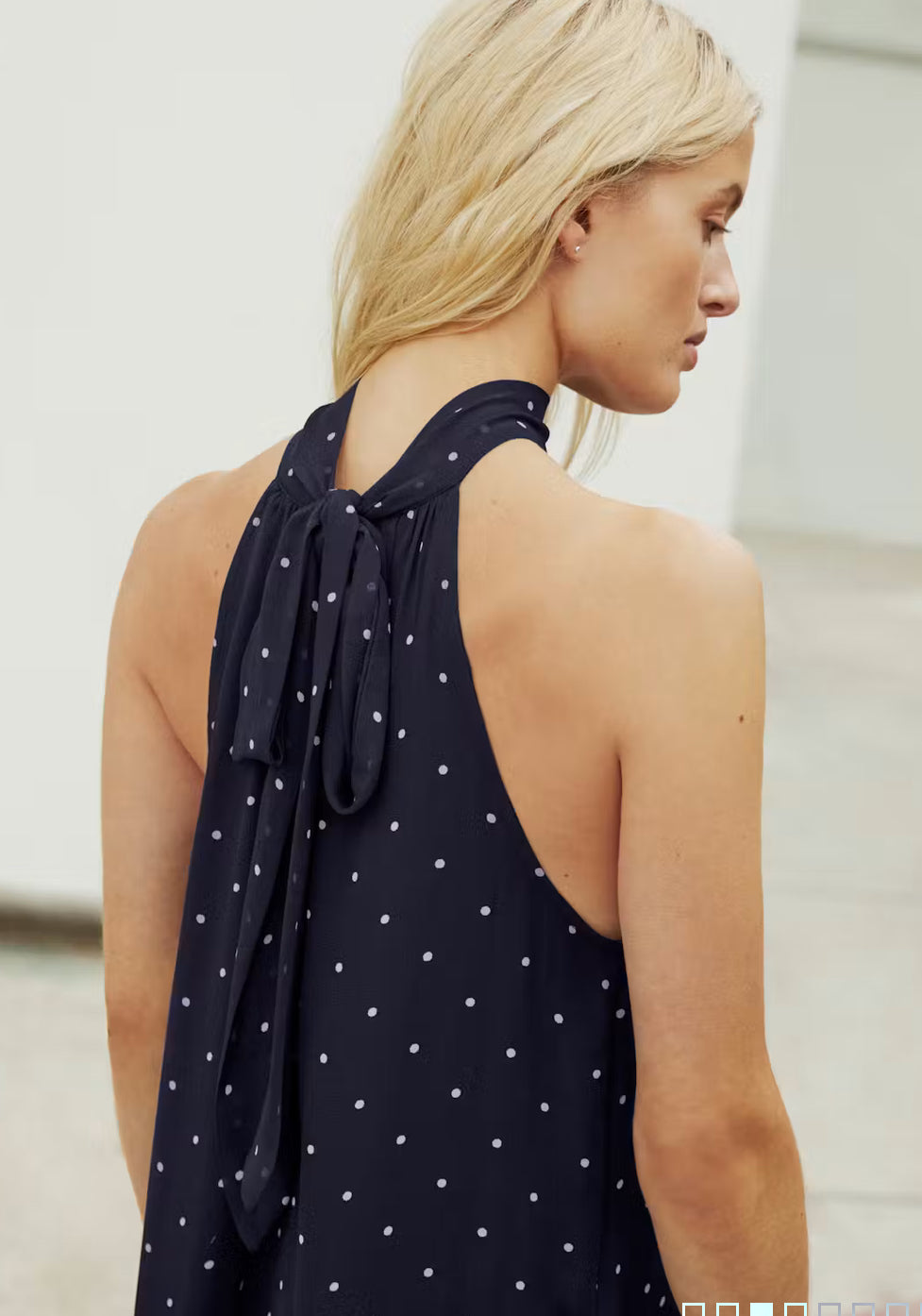 Dorthemie Dress - Navy Blue