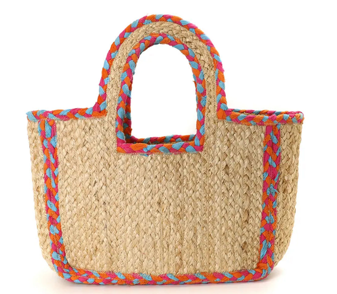 Plaited Edge Jute Shopper