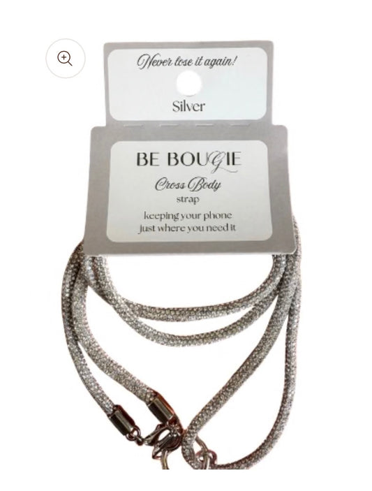Crossbody Phone Strap - Silver