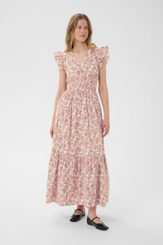 Diza Dress - Roasted Russet / Red
