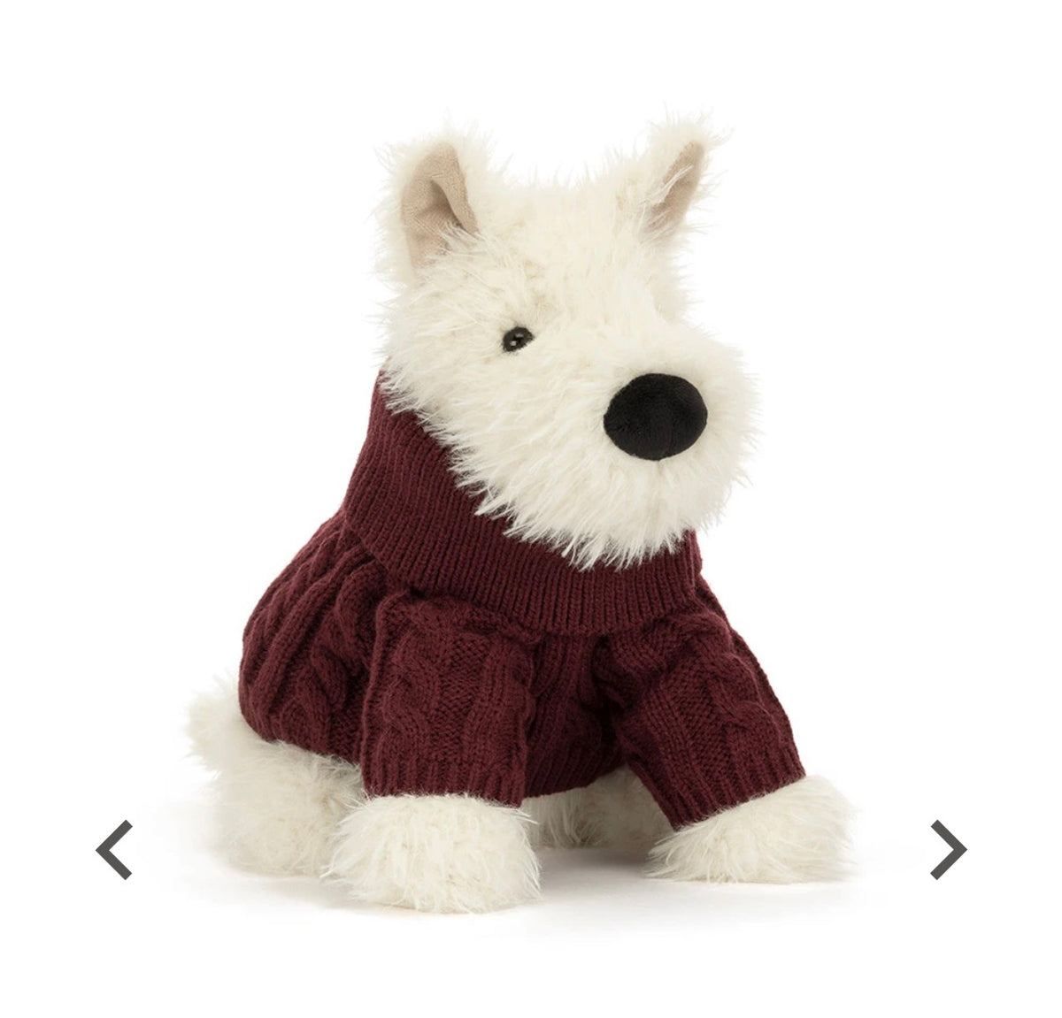 Munro Scottie Dog 'Winter Jumper'