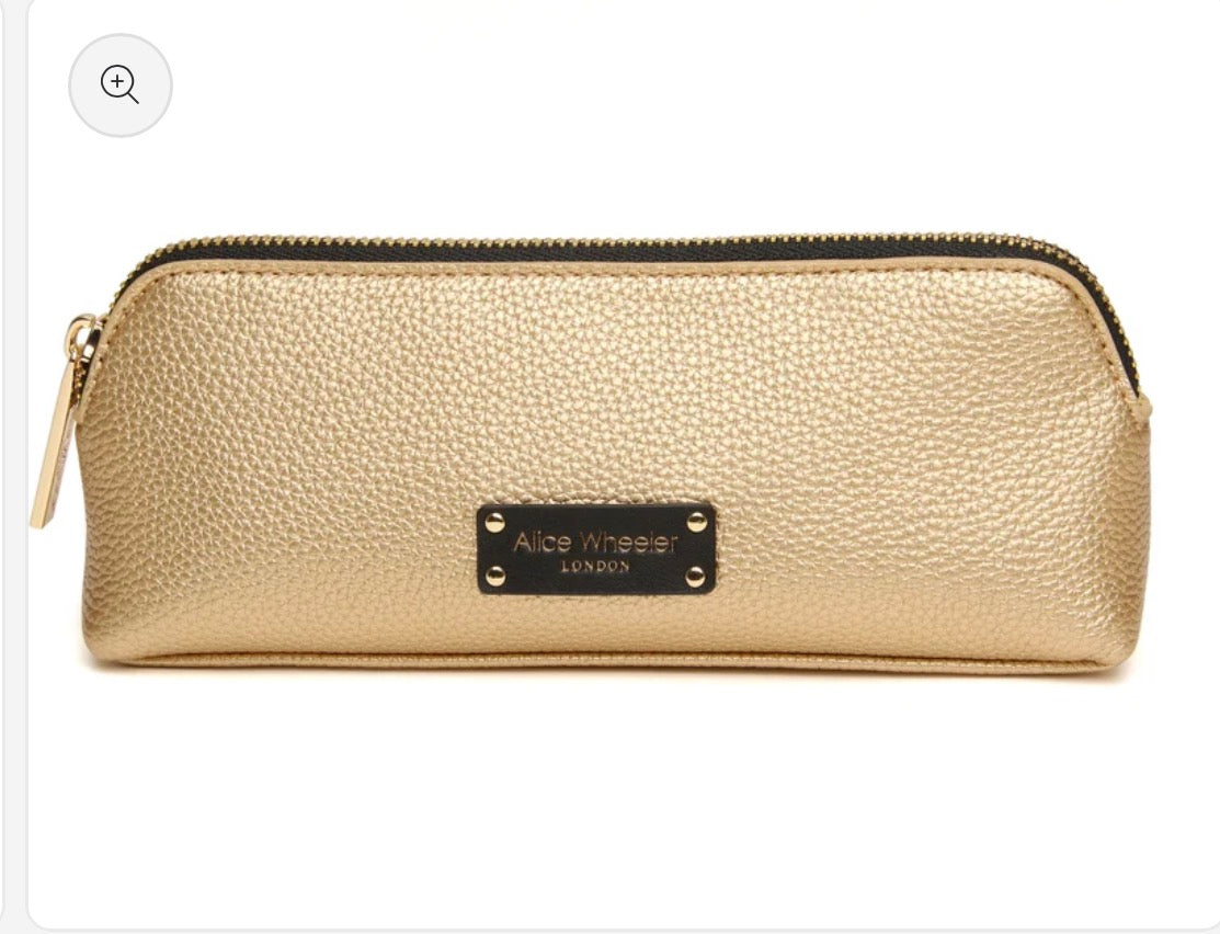 Small Makeup Bag - Gold