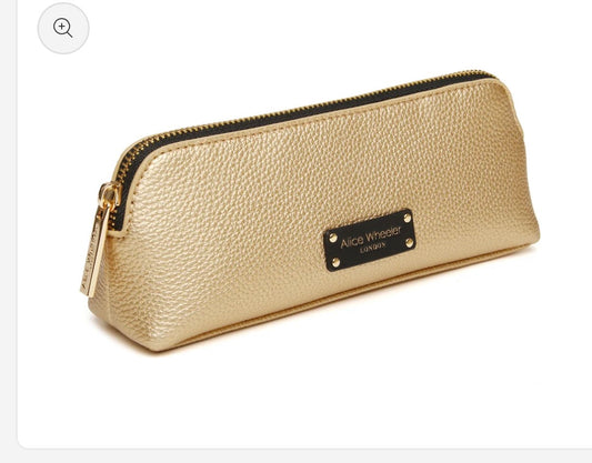 Small Makeup Bag - Gold