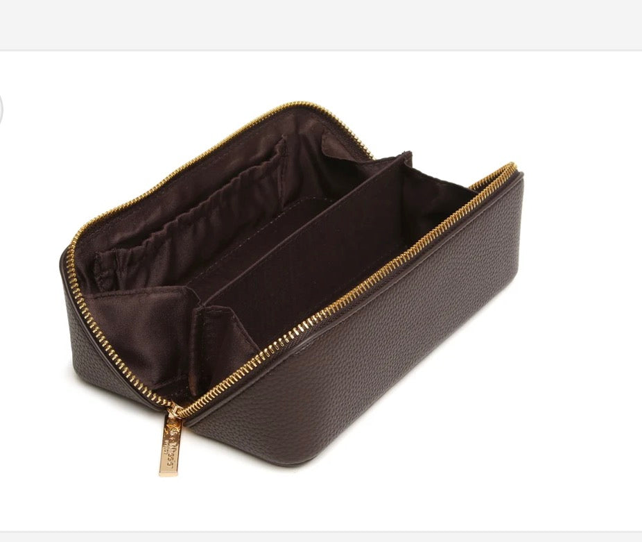 Small Train Case - Brown