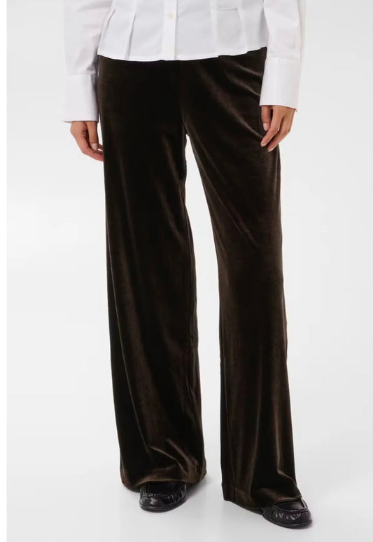 Dhanyo Velvet Pants Brown