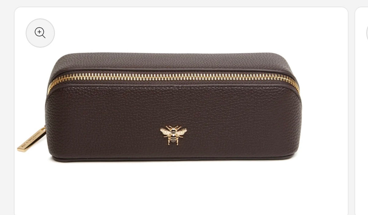 Small Train Case - Brown