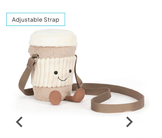 Amuseables Perkle Coffee Shoulder Bag