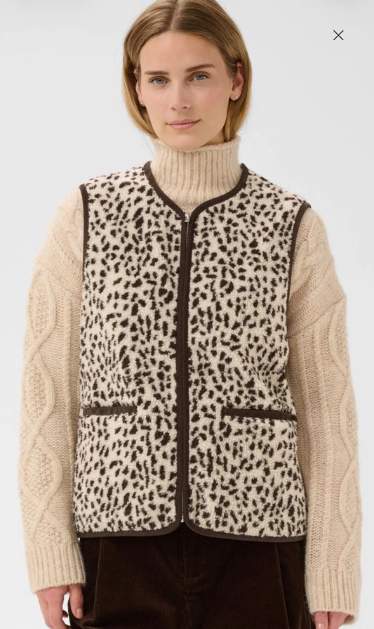 Camelie Gilet - Neutral Spots