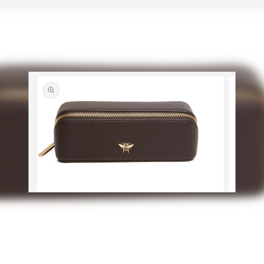 Small Train Case - Brown