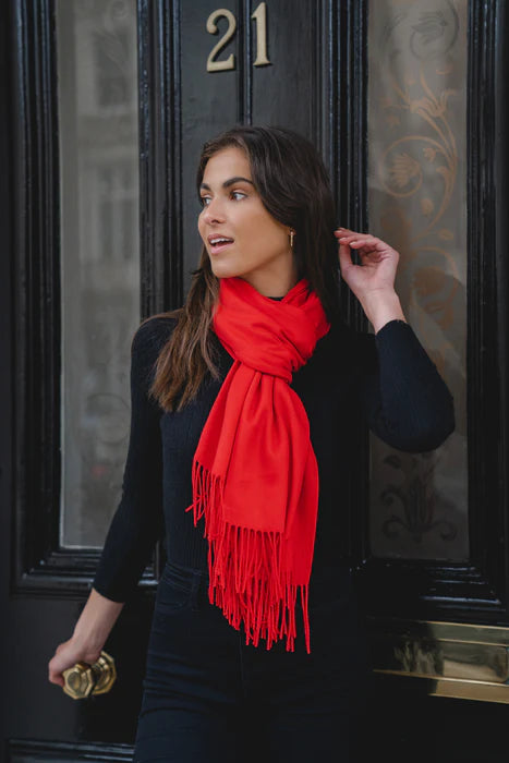 Celine Scarf - Red
