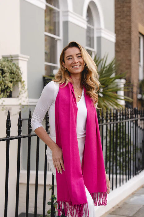 Celine Scarf - Fuchsia