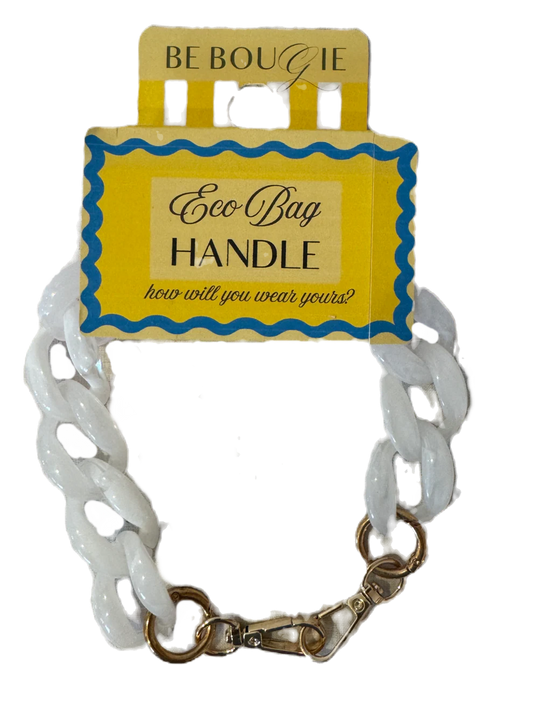 White Acrylic Handle for your Be Bougie Eco Bag