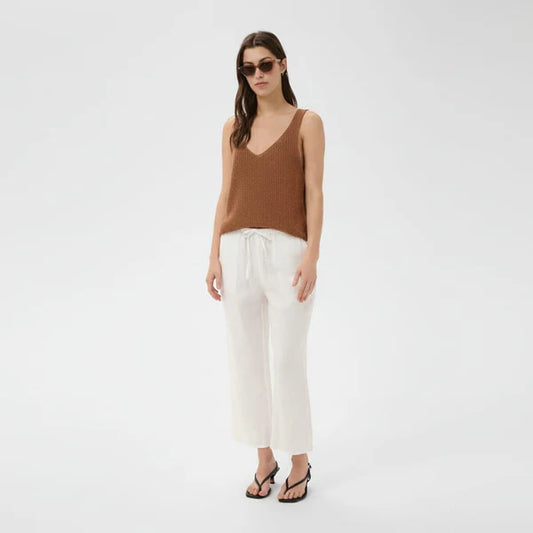 Berita Linen Trousers - White