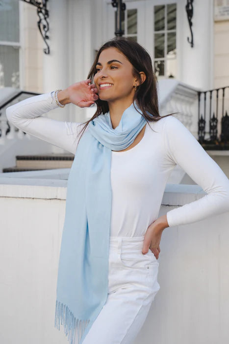 Celine Scarf - Light Blue
