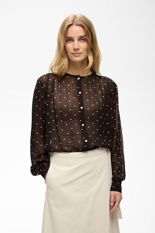 Yanina Blouse - Brown