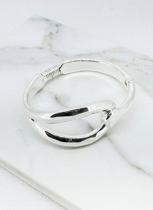 Loop Bangle - Silver