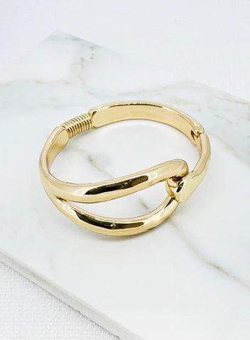 Loop Bangle - Gold